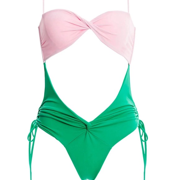 Agua Bendita One Piece Swimsuit Nyssa Java Size S - Picture 6 of 9